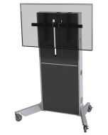 Mobile Lift Stand for Single/Dual Monitors