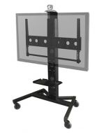 Large Mobile Display Stand for Single/Dual Monitors