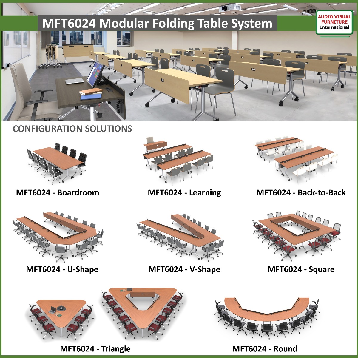 MFT6024 Modular Folding Table System