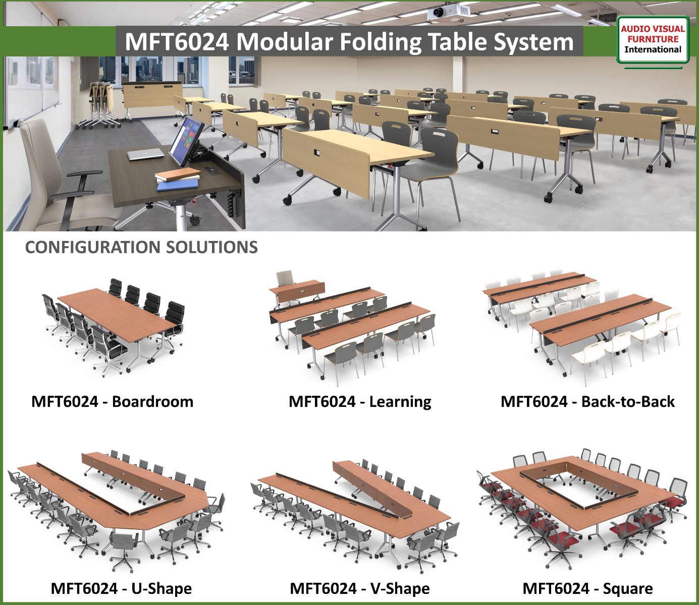 MFT6024 Modular Folding Table System